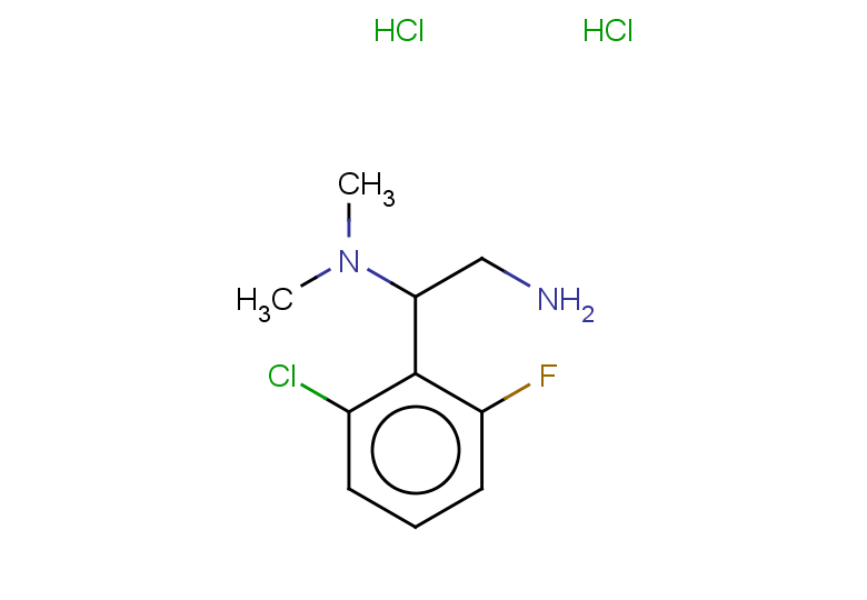 [2-amino-1-(2-chloro-6-fluorophenyl)ethyl]dimethylamine dihydrochloride
