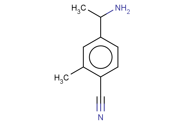 4-(1-aminoethyl)-2-methylbenzonitrile