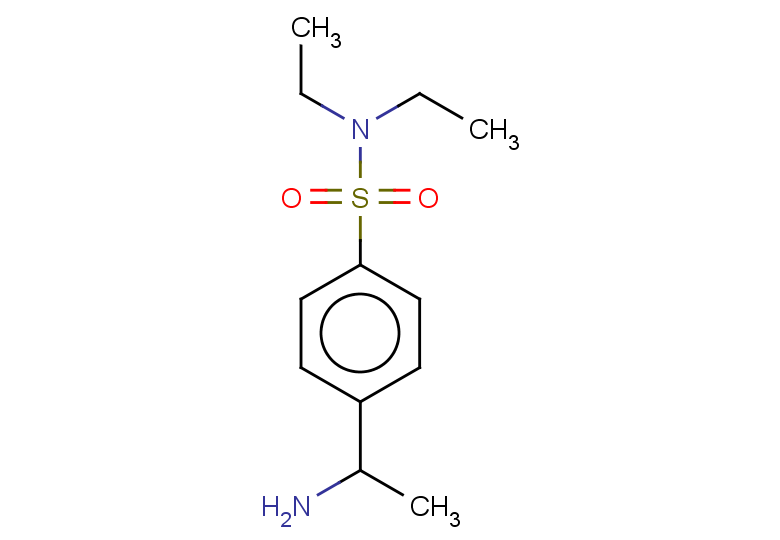 4-(1-aminoethyl)-N,N-diethylbenzene-1-sulfonamide