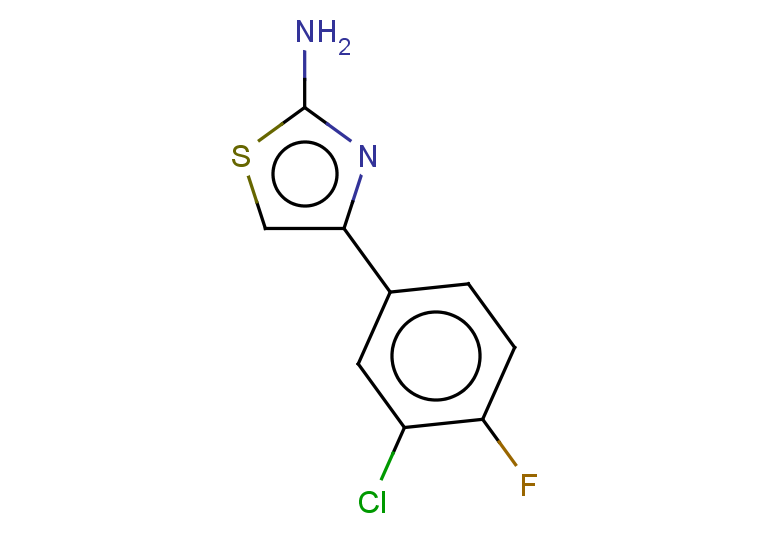 4-(3-chloro-4-fluorophenyl)-1,3-thiazol-2-amine