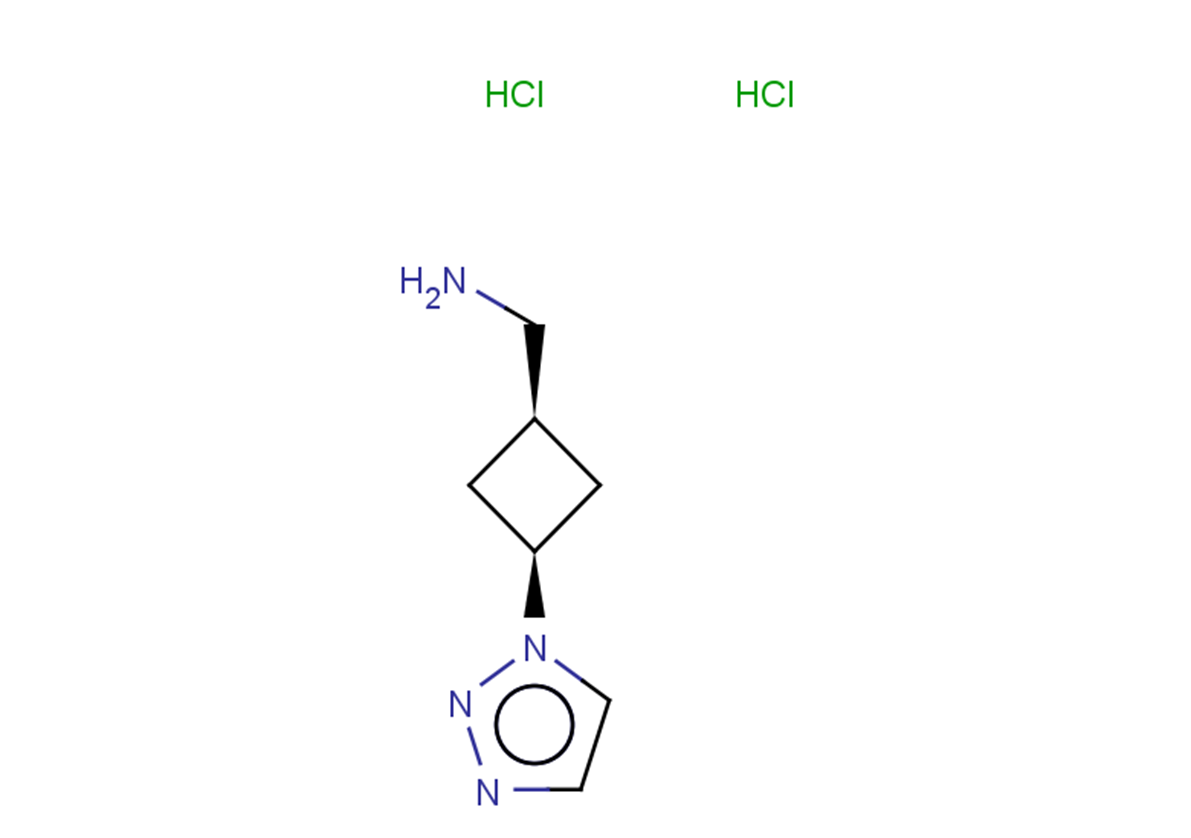 1-[(1s,3s)-3-(1H-1,2,3-triazol-1-yl)cyclobutyl]methanamine dihydrochloride, cis