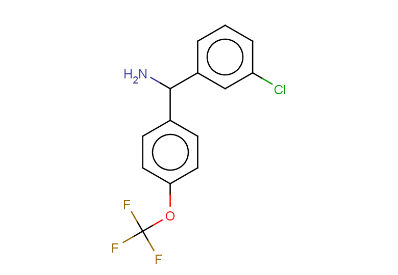 (3-chlorophenyl)[4-(trifluoromethoxy)phenyl]methanamine