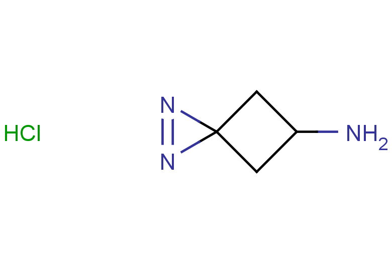 1,2-diazaspiro[2.3]hex-1-en-5-amine hydrochloride