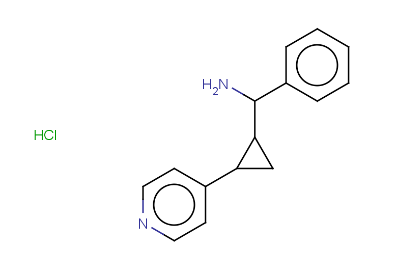 phenyl[2-(pyridin-4-yl)cyclopropyl]methanamine hydrochloride, Mixture of diastereomers
