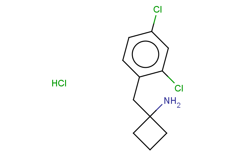 1-[(2,4-dichlorophenyl)methyl]cyclobutan-1-amine hydrochloride