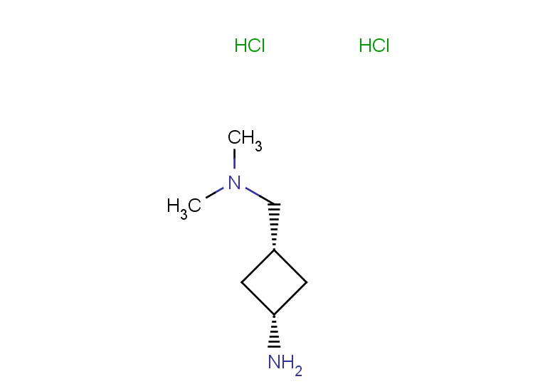 rac-(1s,3s)-3-[(dimethylamino)methyl]cyclobutan-1-amine dihydrochloride, cis