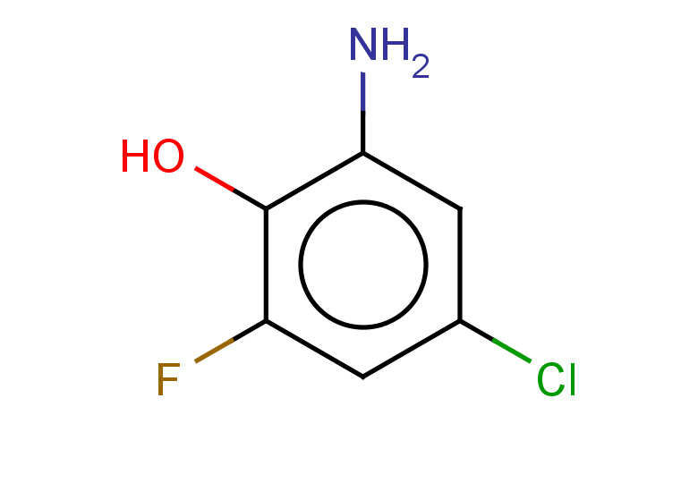 2-amino-4-chloro-6-fluorophenol
