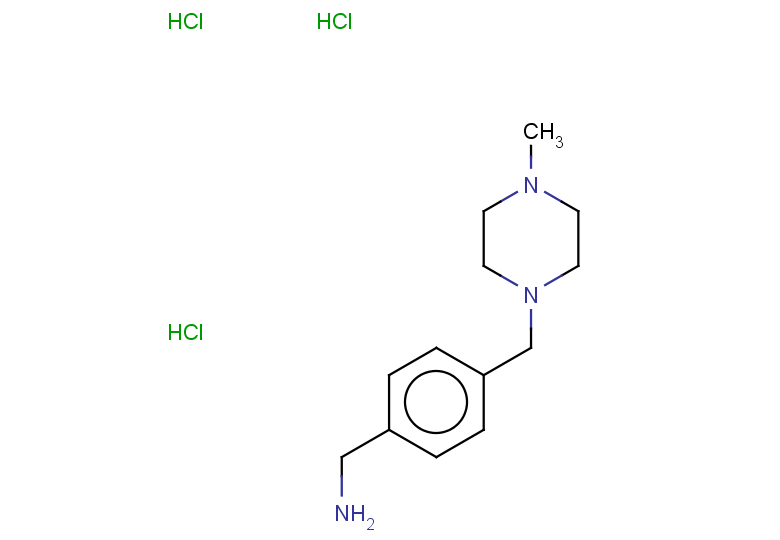 {4-[(4-methylpiperazin-1-yl)methyl]phenyl}methanamine trihydrochloride