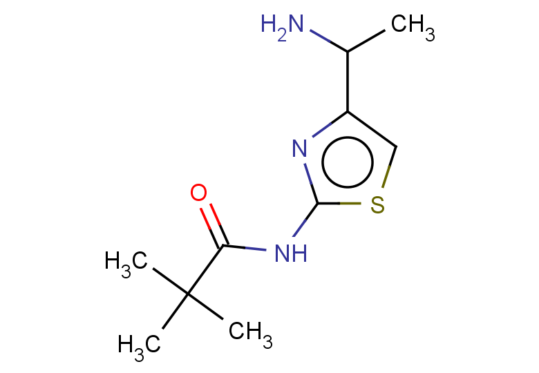 N-[4-(1-aminoethyl)-1,3-thiazol-2-yl]-2,2-dimethylpropanamide