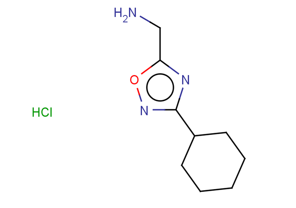 (3-cyclohexyl-1,2,4-oxadiazol-5-yl)methanamine hydrochloride