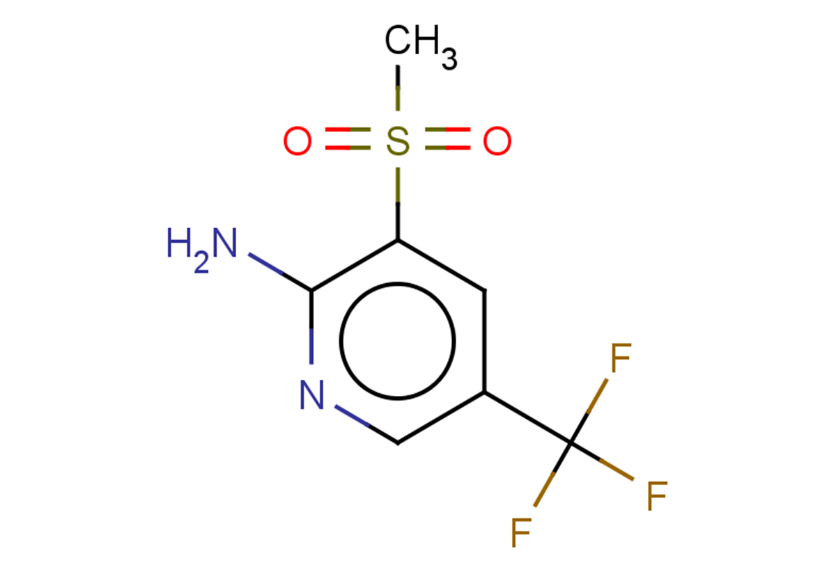 3-methanesulfonyl-5-(trifluoromethyl)pyridin-2-amine