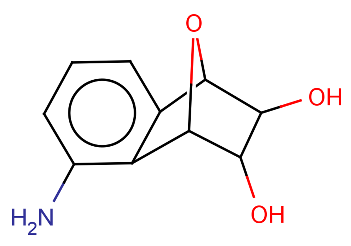 3-amino-11-oxatricyclo[6.2.1.0,2,7]undeca-2(7),3,5-triene-9,10-diol
