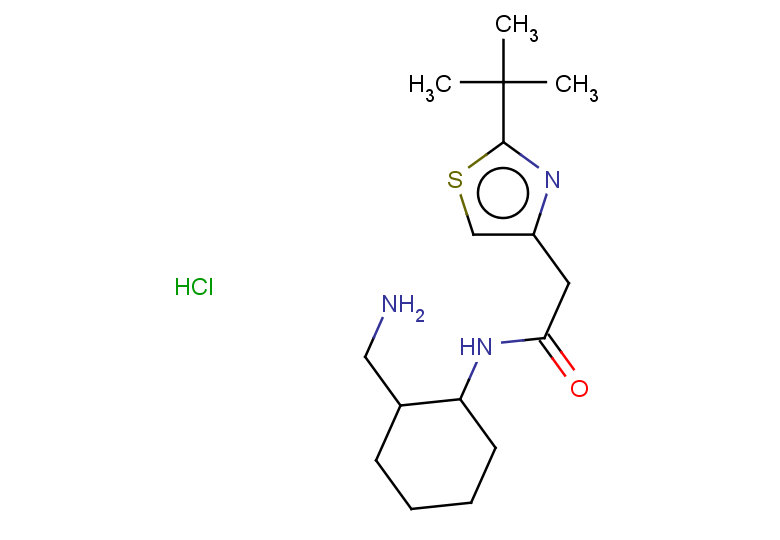 N-[2-(aminomethyl)cyclohexyl]-2-(2-tert-butyl-1,3-thiazol-4-yl)acetamide hydrochloride, Mixture of diastereomers