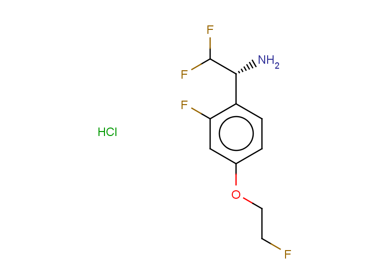 (1R)-2,2-difluoro-1-[2-fluoro-4-(2-fluoroethoxy)phenyl]ethan-1-amine hydrochloride