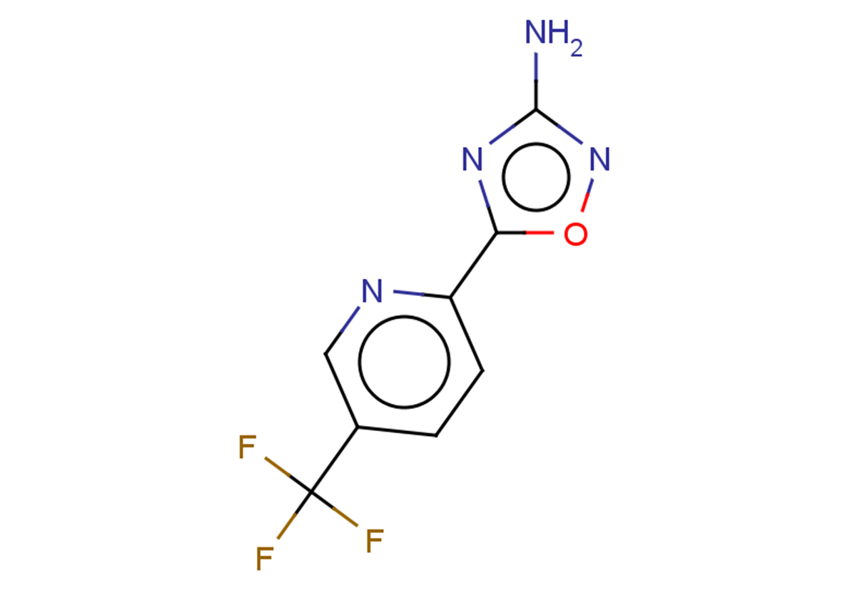 5-[5-(trifluoromethyl)pyridin-2-yl]-1,2,4-oxadiazol-3-amine