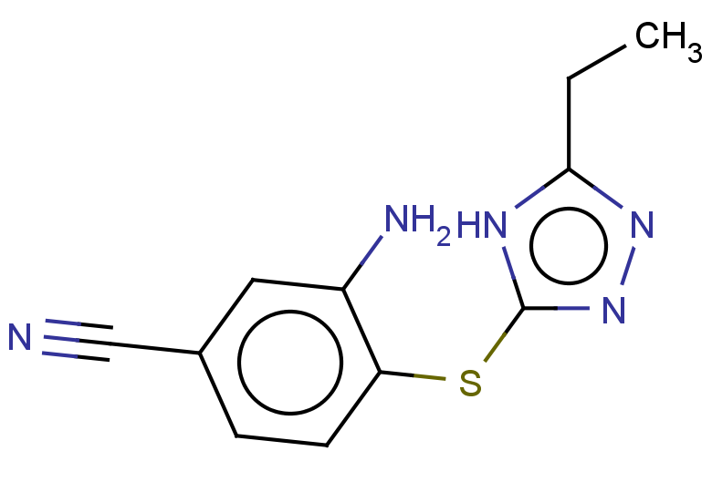 3-amino-4-[(5-ethyl-4H-1,2,4-triazol-3-yl)sulfanyl]benzonitrile
