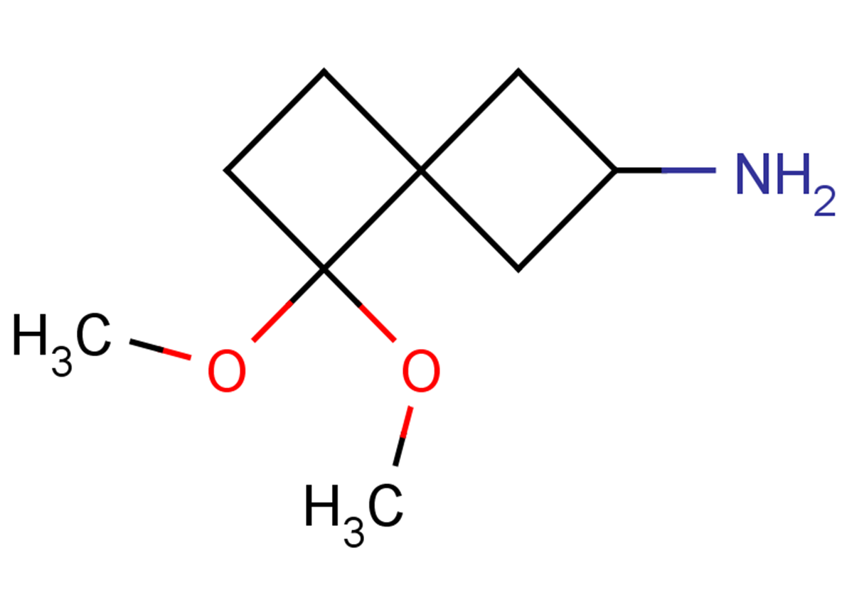 5,5-dimethoxyspiro[3.3]heptan-2-amine, Mixture of diastereomers