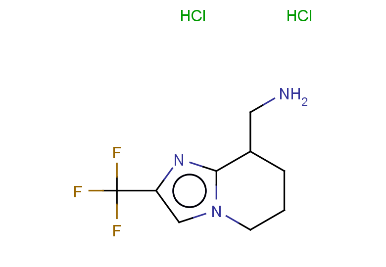 1-[2-(trifluoromethyl)-5H,6H,7H,8H-imidazo[1,2-a]pyridin-8-yl]methanamine dihydrochloride