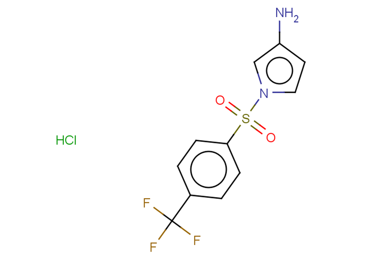 1-[4-(trifluoromethyl)benzenesulfonyl]-1H-pyrrol-3-amine hydrochloride