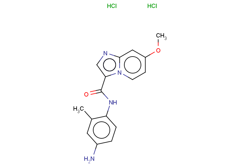 N-(4-amino-2-methylphenyl)-7-methoxyimidazo[1,2-a]pyridine-3-carboxamide dihydrochloride