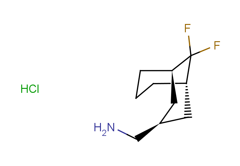 1-[(1R,3r,5S)-9,9-difluorobicyclo[3.3.1]nonan-3-yl]methanamine hydrochloride