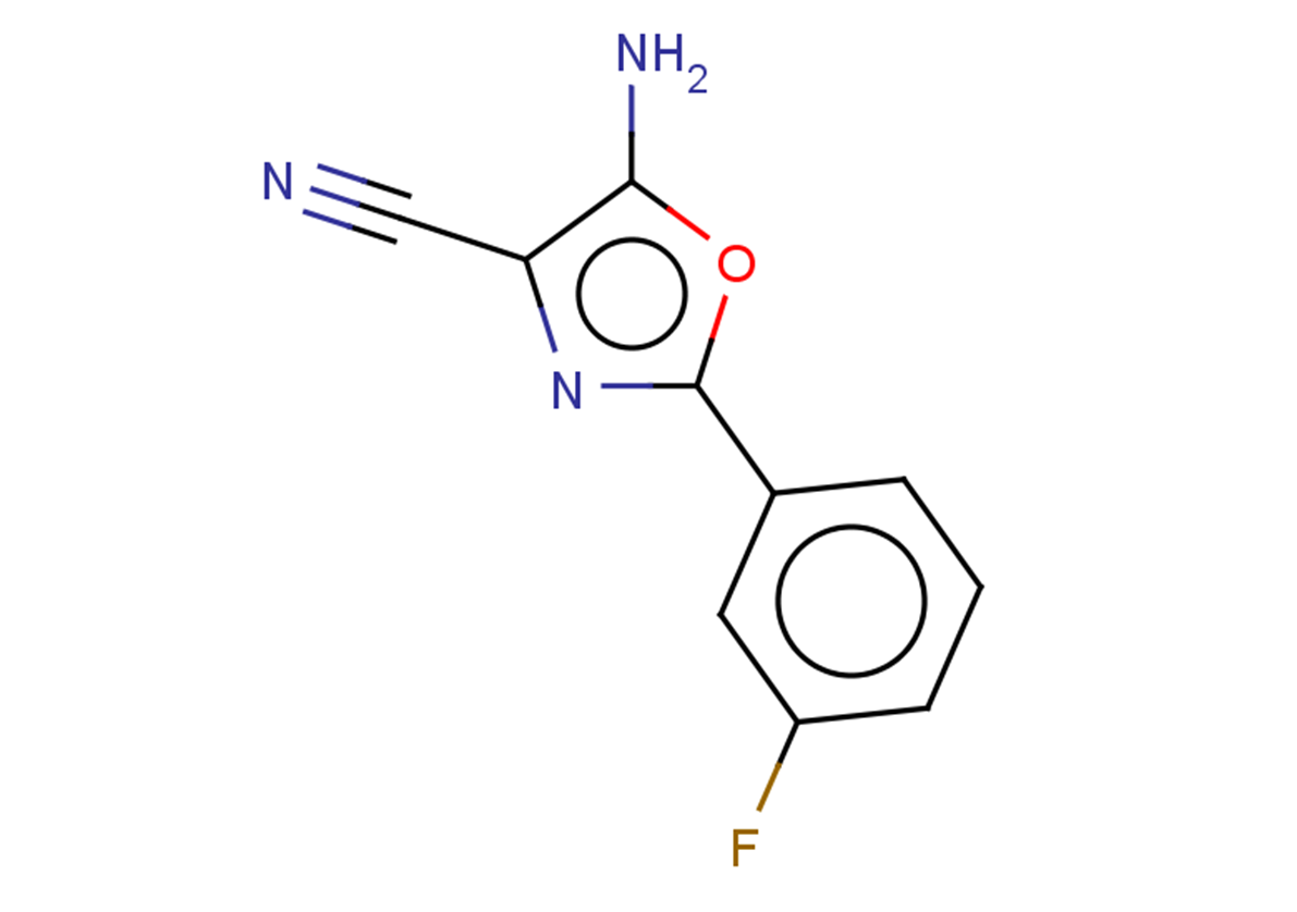 5-amino-2-(3-fluorophenyl)-1,3-oxazole-4-carbonitrile