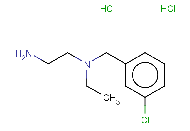 (2-aminoethyl)[(3-chlorophenyl)methyl]ethylamine dihydrochloride