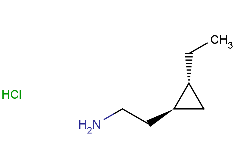 rac-2-[(1R,2S)-2-ethylcyclopropyl]ethan-1-amine hydrochloride, trans