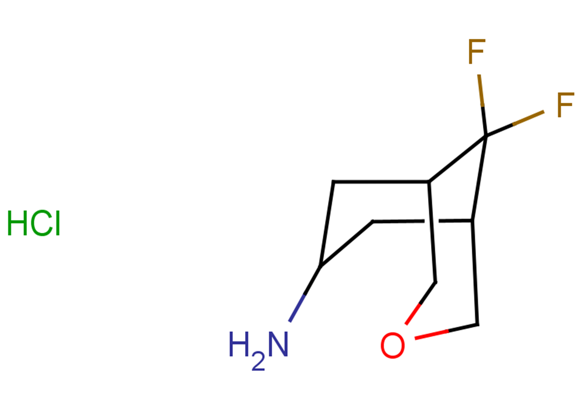 9,9-difluoro-3-oxabicyclo[3.3.1]nonan-7-amine hydrochloride, Mixture of diastereomers