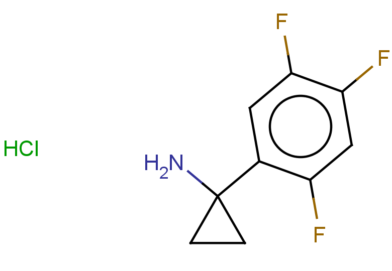 1-(2,4,5-trifluorophenyl)cyclopropan-1-amine hydrochloride