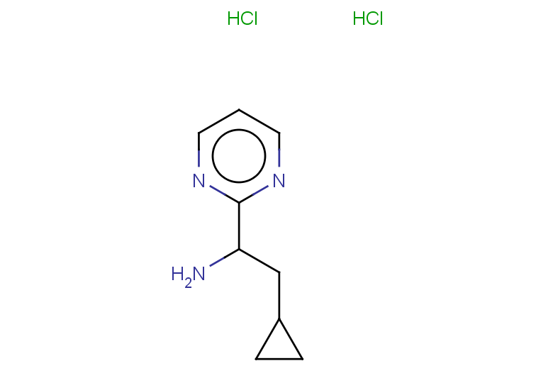 2-cyclopropyl-1-(pyrimidin-2-yl)ethan-1-amine dihydrochloride