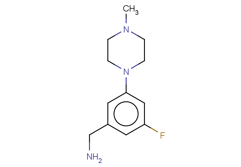 1-[3-fluoro-5-(4-methylpiperazin-1-yl)phenyl]methanamine