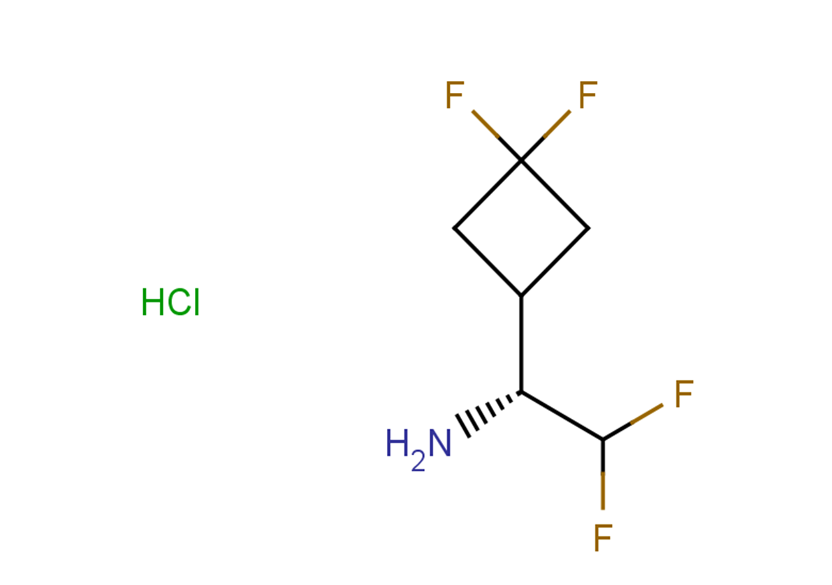 (1R)-1-(3,3-difluorocyclobutyl)-2,2-difluoroethan-1-amine hydrochloride