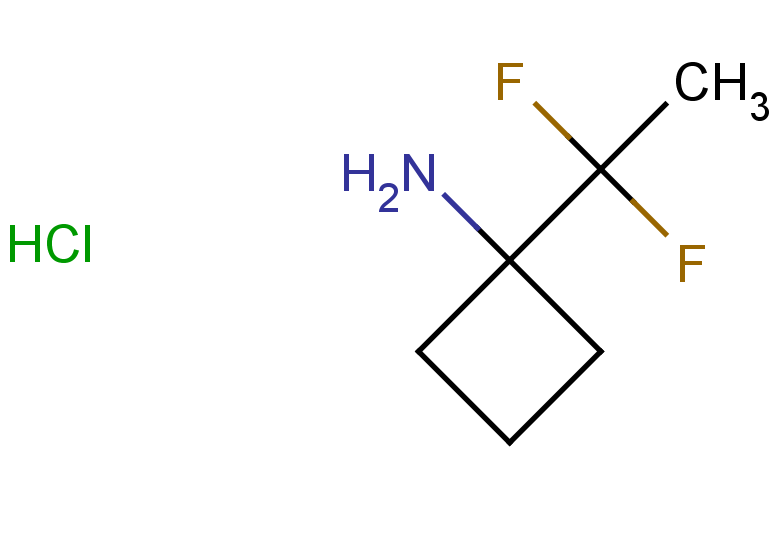 1-(1,1-difluoroethyl)cyclobutan-1-amine hydrochloride