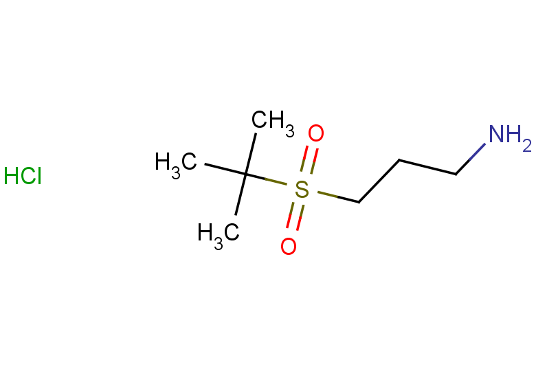3-(2-methylpropane-2-sulfonyl)propan-1-amine hydrochloride