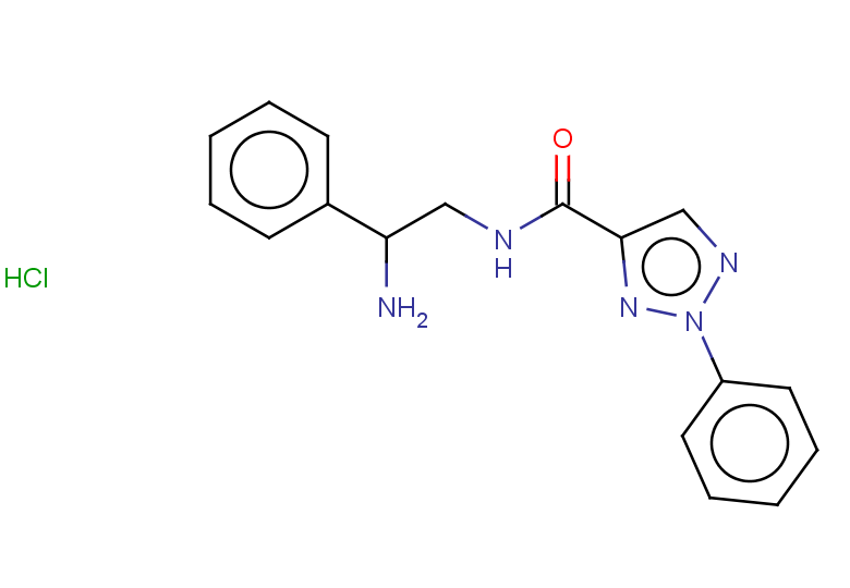 N-(2-amino-2-phenylethyl)-2-phenyl-2H-1,2,3-triazole-4-carboxamide hydrochloride