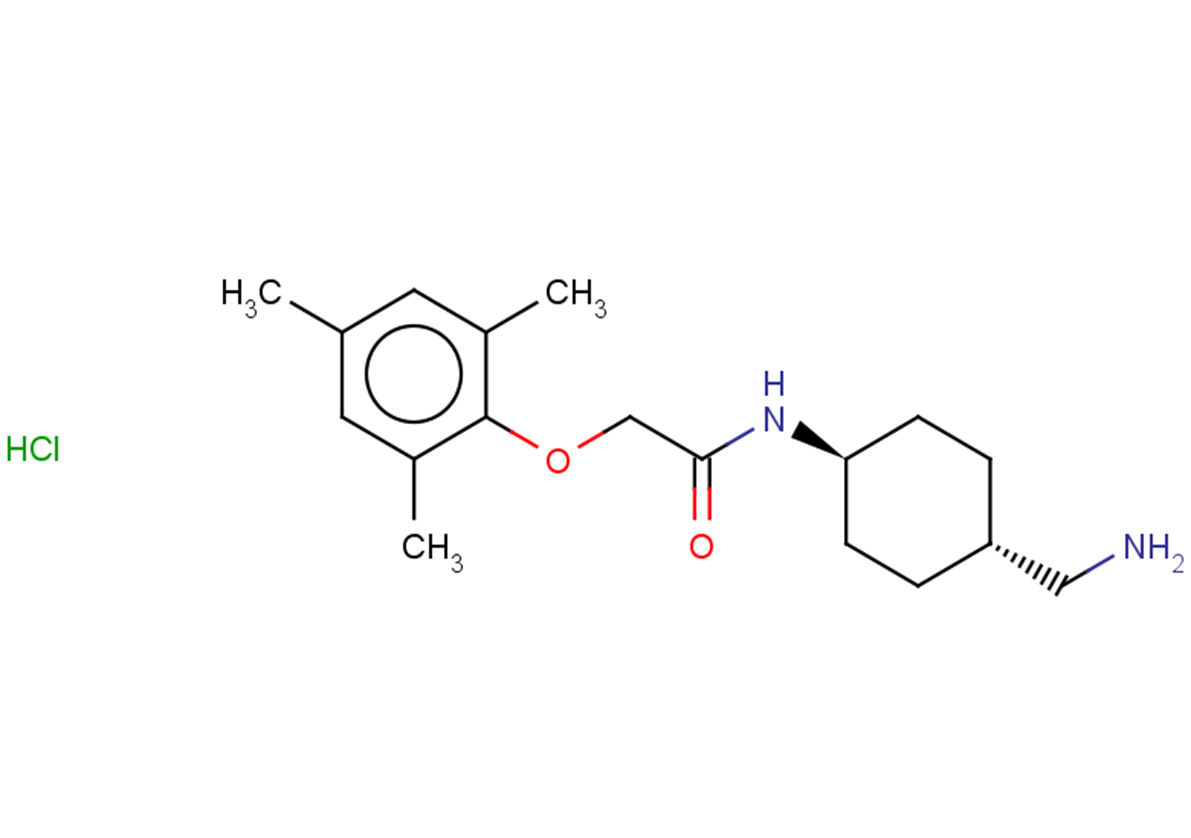 N-[(1r,4r)-4-(aminomethyl)cyclohexyl]-2-(2,4,6-trimethylphenoxy)acetamide hydrochloride, trans