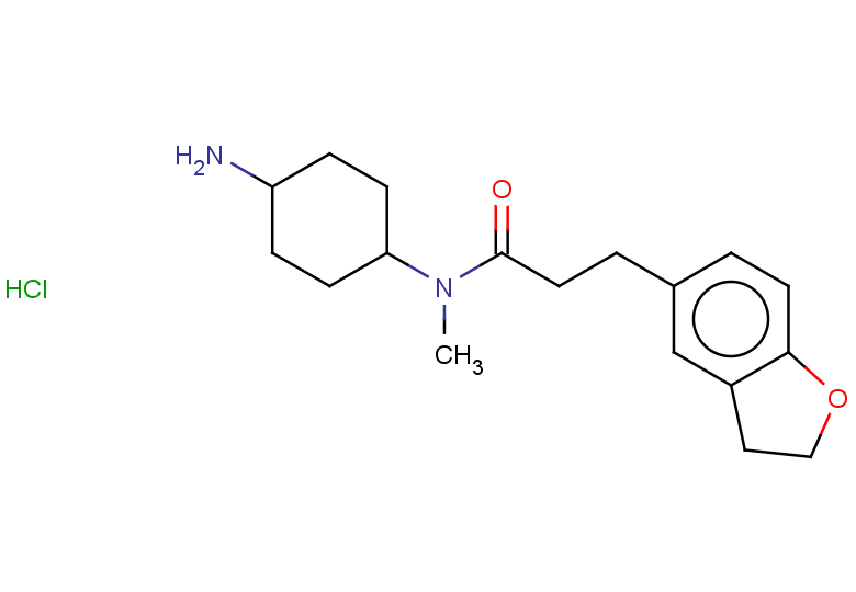 N-(4-aminocyclohexyl)-3-(2,3-dihydro-1-benzofuran-5-yl)-N-methylpropanamide hydrochloride