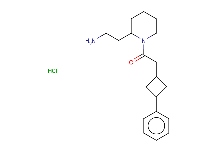 1-[2-(2-aminoethyl)piperidin-1-yl]-2-(3-phenylcyclobutyl)ethan-1-one hydrochloride