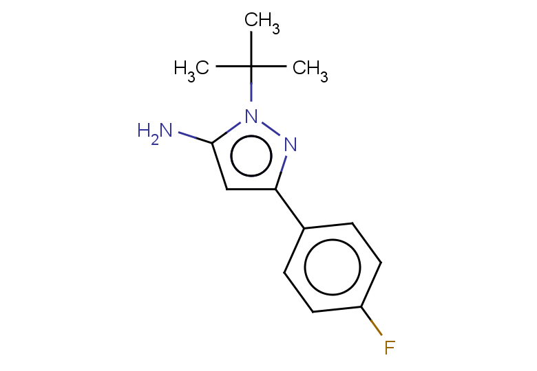 1-tert-butyl-3-(4-fluorophenyl)-1H-pyrazol-5-amine