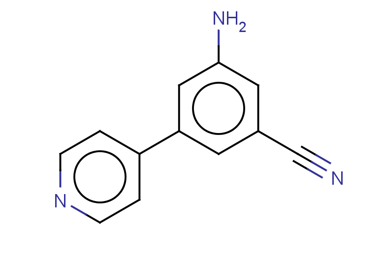 3-amino-5-(pyridin-4-yl)benzonitrile