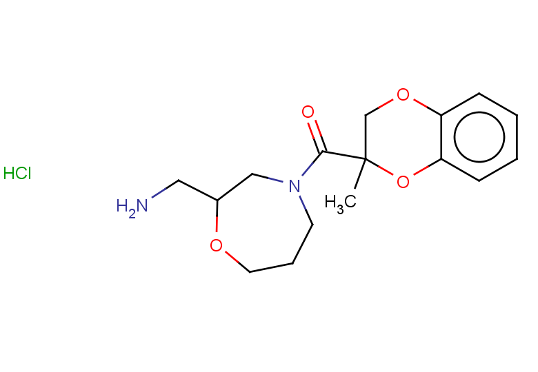 1-[4-(2-methyl-2,3-dihydro-1,4-benzodioxine-2-carbonyl)-1,4-oxazepan-2-yl]methanamine hydrochloride
