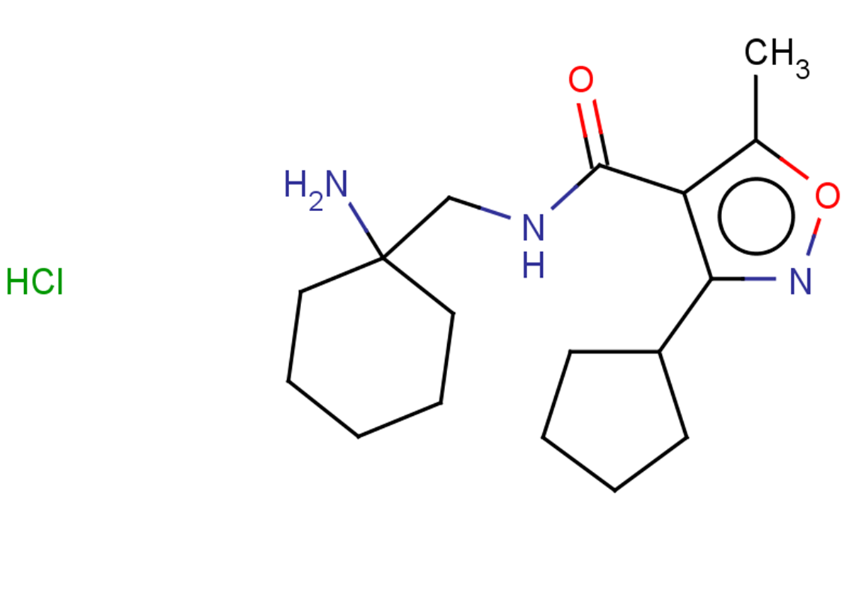 N-[(1-aminocyclohexyl)methyl]-3-cyclopentyl-5-methyl-1,2-oxazole-4-carboxamide hydrochloride