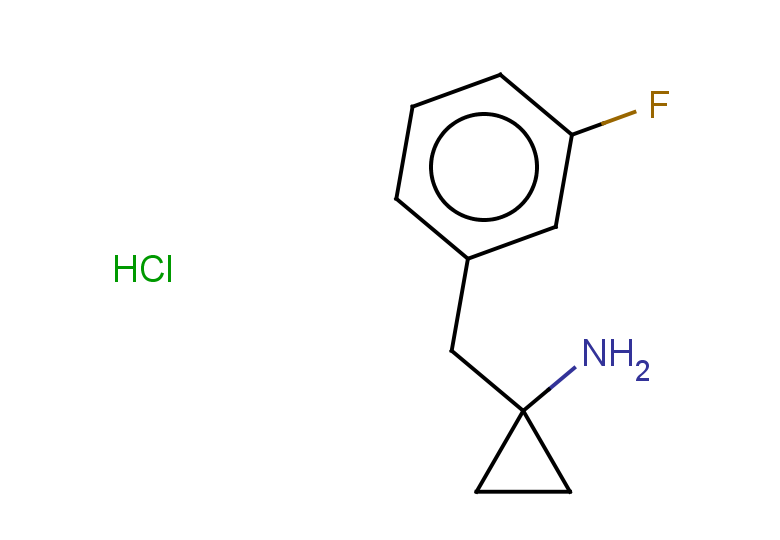 1-[(3-fluorophenyl)methyl]cyclopropan-1-amine hydrochloride