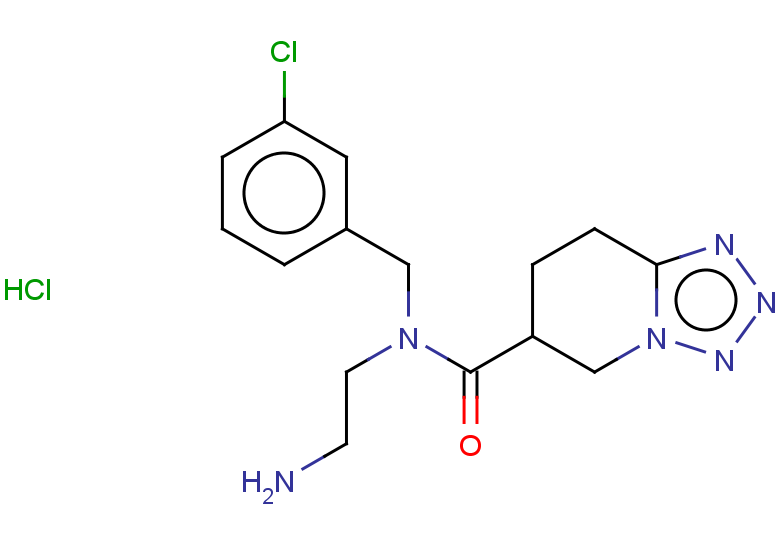 N-(2-aminoethyl)-N-[(3-chlorophenyl)methyl]-5H,6H,7H,8H-[1,2,3,4]tetrazolo[1,5-a]pyridine-6-carboxamide hydrochloride