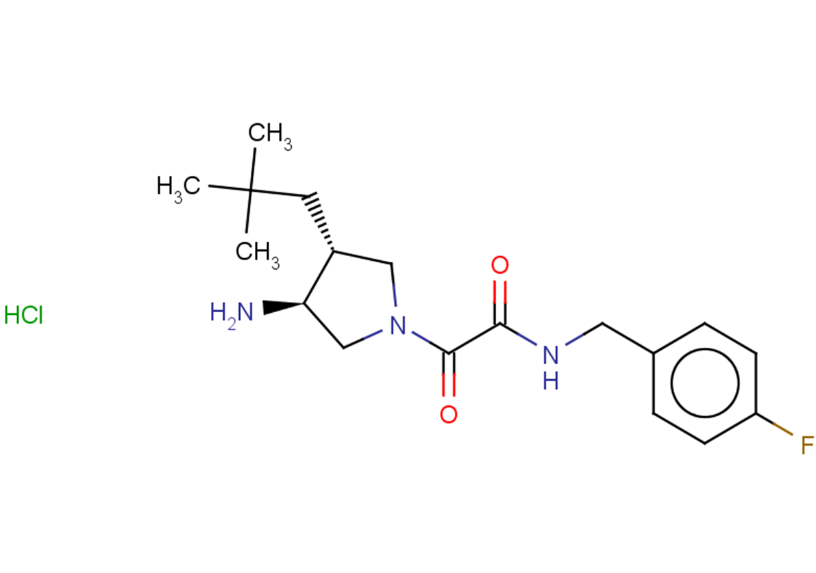rac-2-[(3R,4S)-3-amino-4-(2,2-dimethylpropyl)pyrrolidin-1-yl]-N-[(4-fluorophenyl)methyl]-2-oxoacetamide hydrochloride, trans