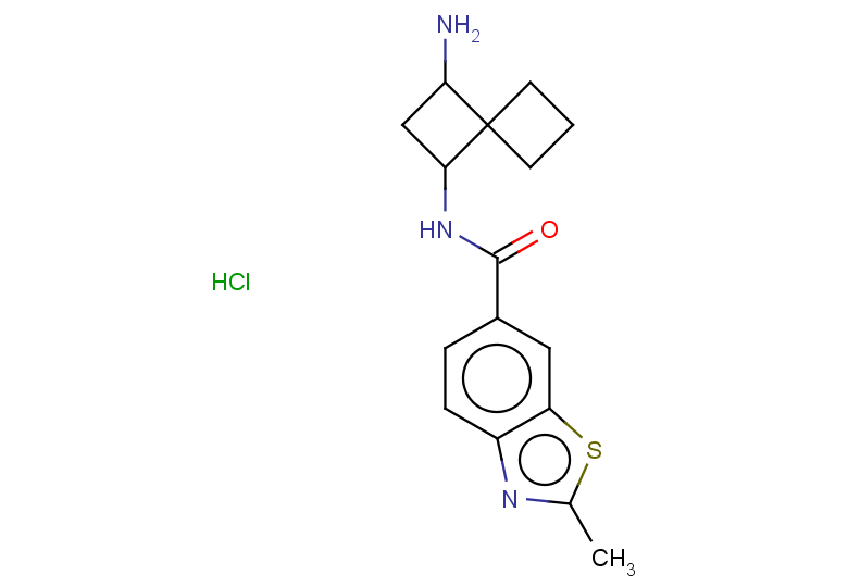 N-{3-aminospiro[3.3]heptan-1-yl}-2-methyl-1,3-benzothiazole-6-carboxamide hydrochloride
