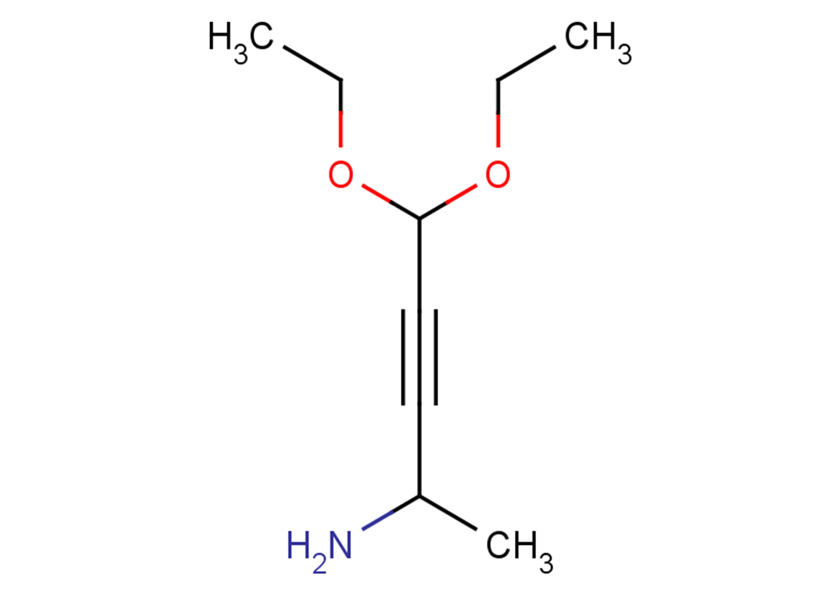 5,5-diethoxypent-3-yn-2-amine