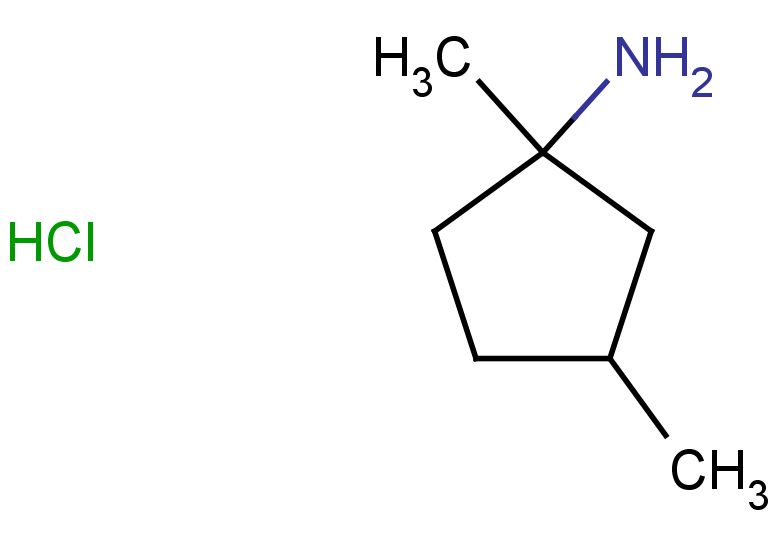 1,3-dimethylcyclopentan-1-amine hydrochloride, Mixture of diastereomers