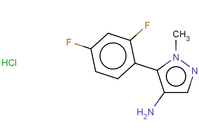 5-(2,4-difluorophenyl)-1-methyl-1H-pyrazol-4-amine hydrochloride